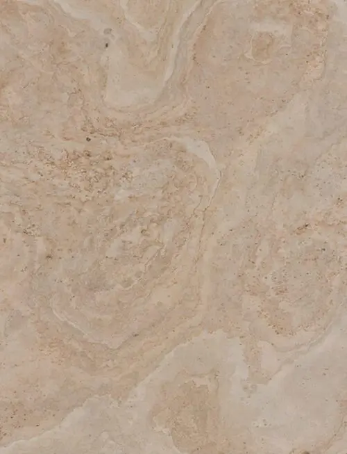 Clay sample: sandy beige swirled natural stone surface