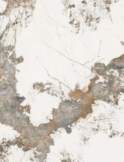 Pandora sample: white with grey and rust patches