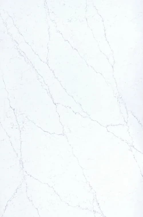 Allure Blue sample: white with fine grey veining