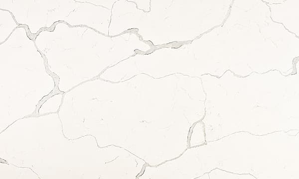 Calacatta Luna sample: white with grey veining