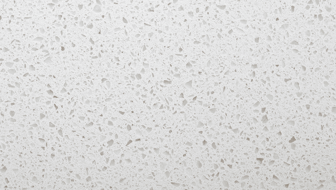 Jasmine sample: white with chunky grey flecks