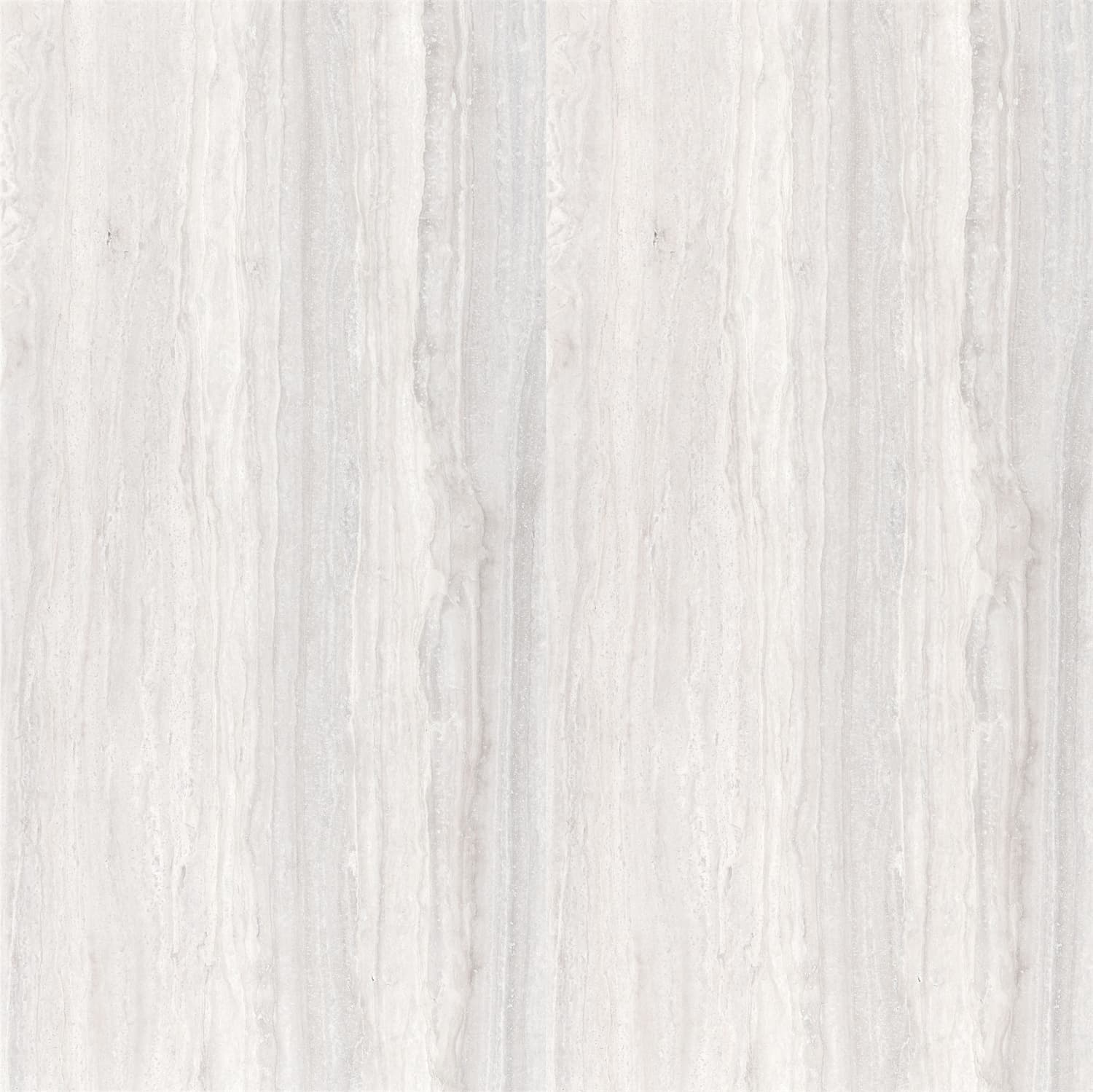 P103 Ivory Travertine porcelain sample: pale grey bands