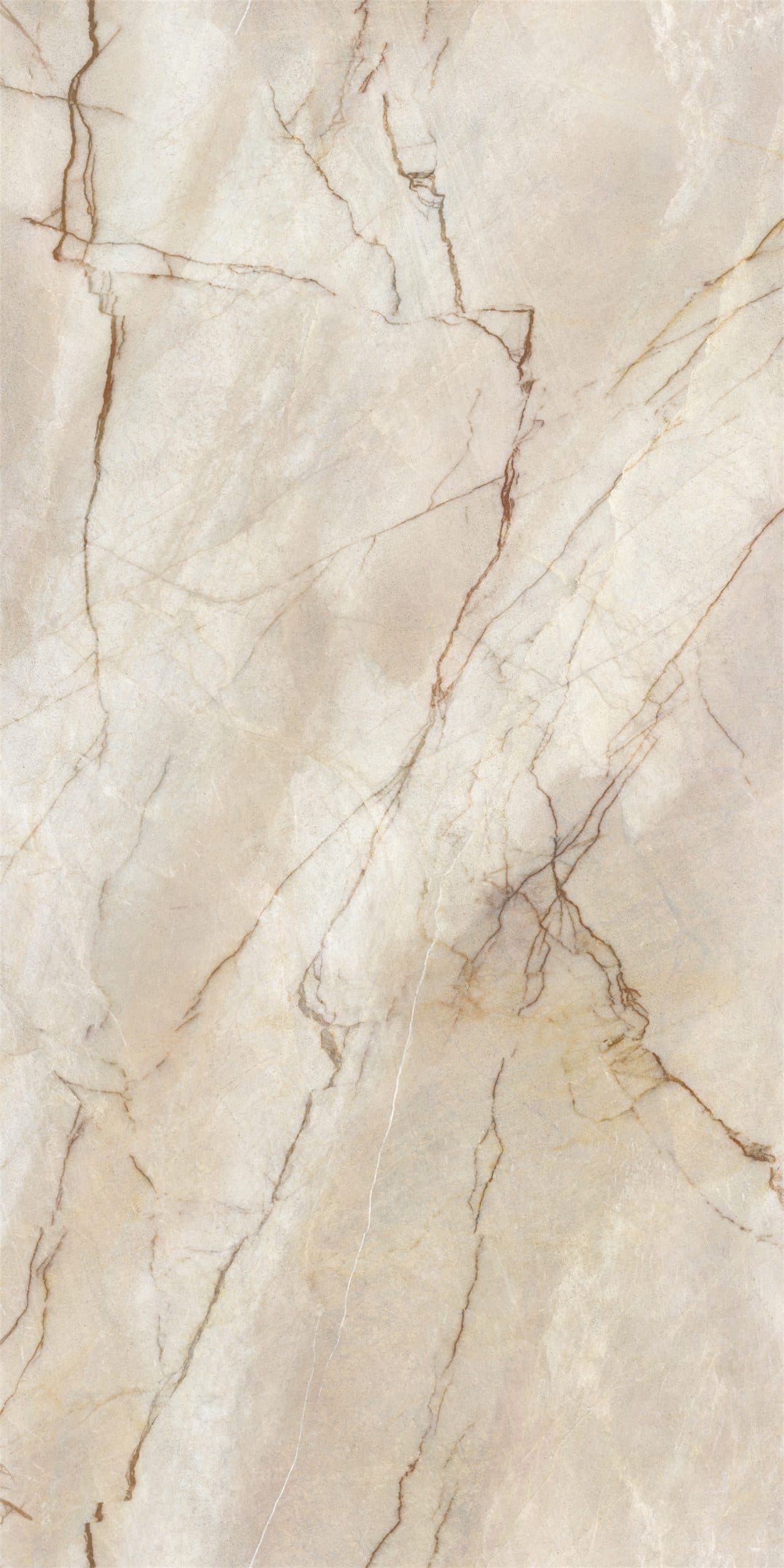 P107 Arabian Desert porcelain sample: cream with gold veining
