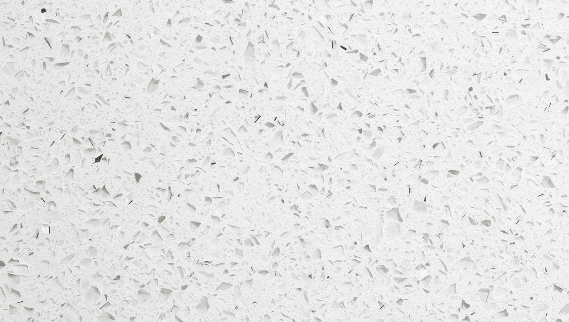 Silver Star White sample: white with grey flecks