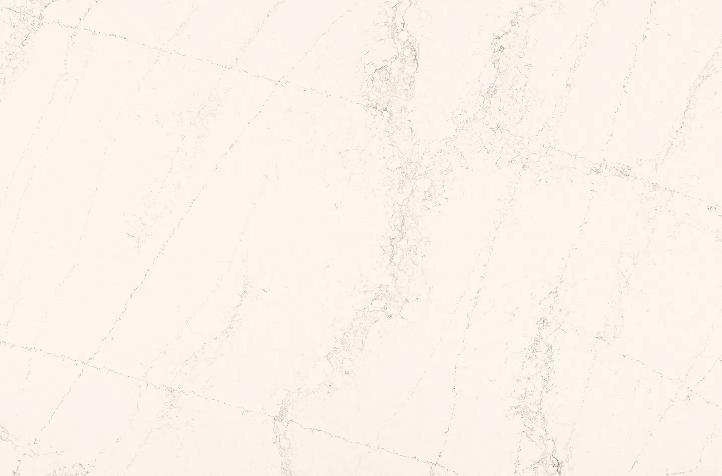 Solenna slab: cream white with fine grey veining